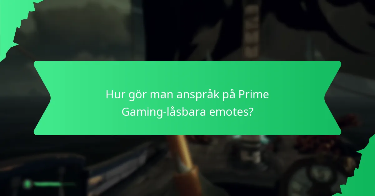 Vilka karaktärsanimationer finns tillgängliga genom Prime Gaming?