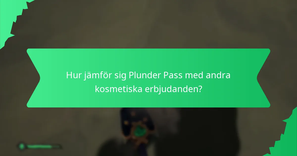 Vilka designelement definierar kosmetika i Plunder Pass?