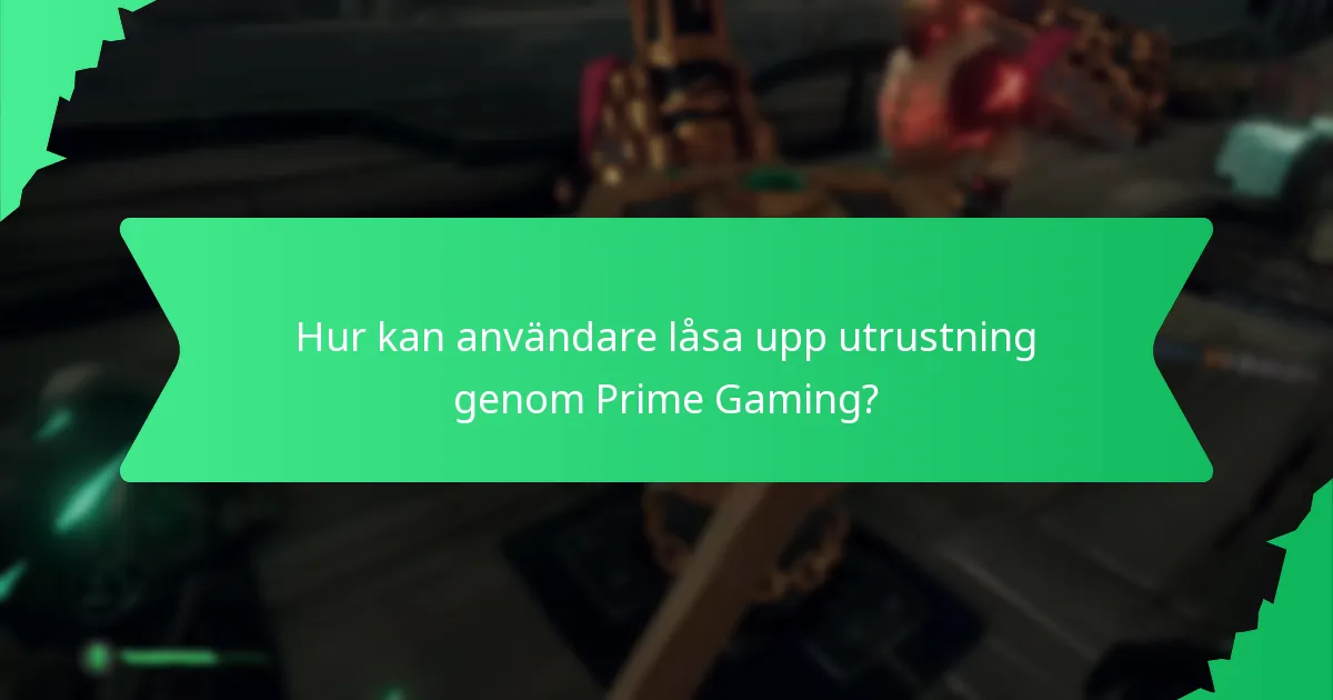 Vilka samlarobjekt finns tillgängliga genom Prime Gaming?