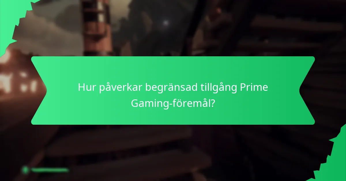 Vilka kampanjevenemang är kopplade till Prime Gaming?