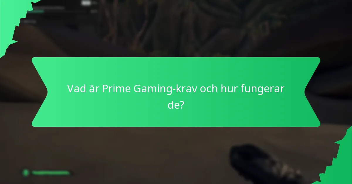 Vilka exklusiva belöningar finns tillgängliga genom Prime Gaming?